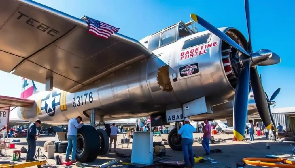 B-25 Bomber Sentimental Journey Madera Warbirds